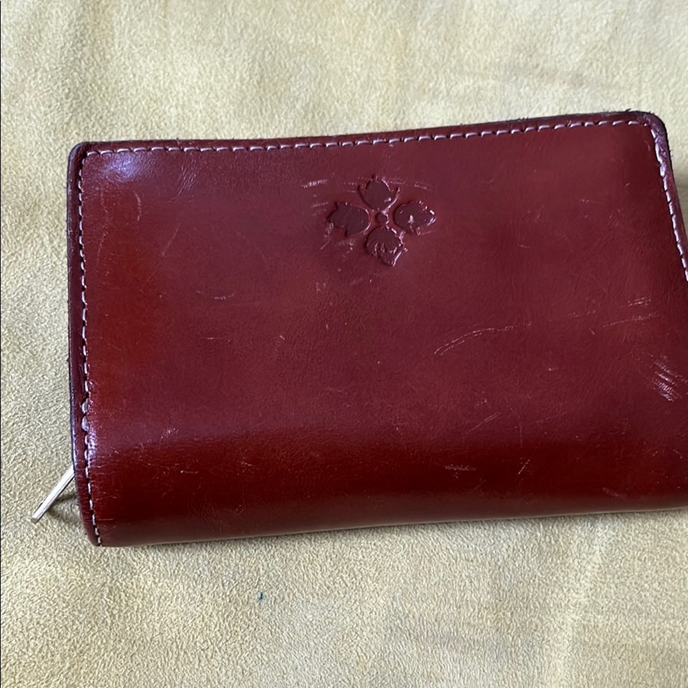 Red Leather Wallet